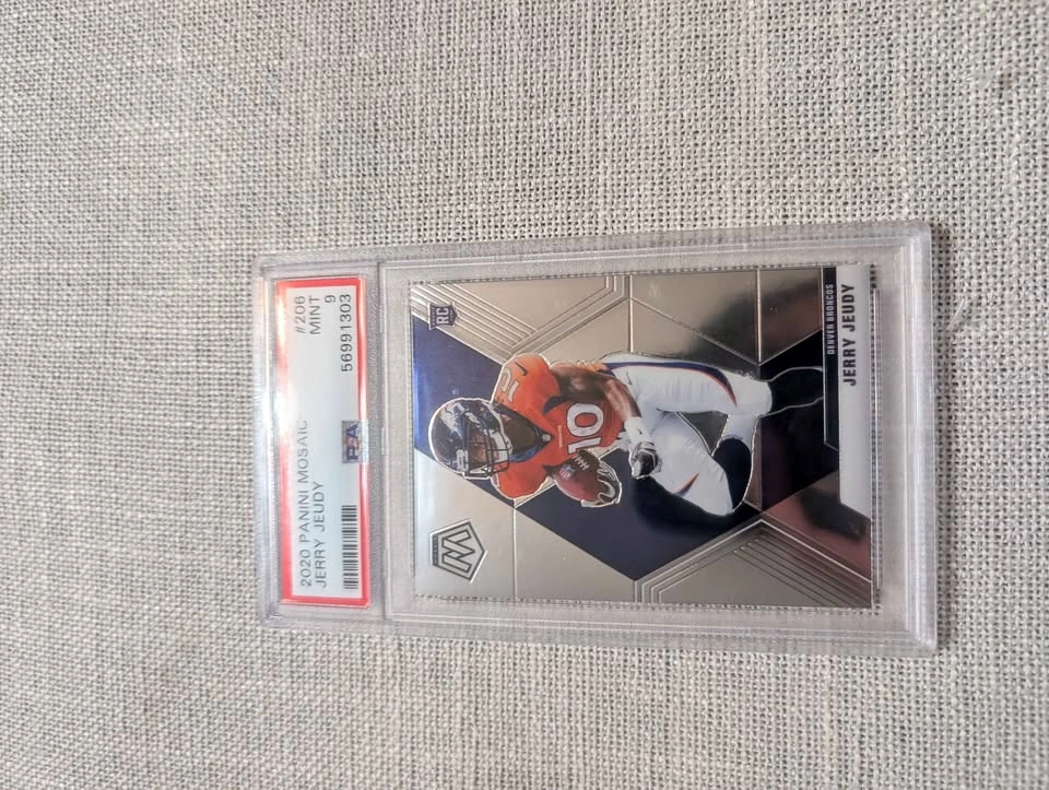2020 Panini Mosaic Jerry Jeudy Rookie Card PSA 9
