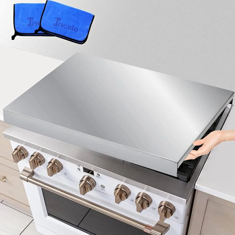 Stainless Steel Gas Stove Top Cover (30x22x2.75 Inch) thumbnail