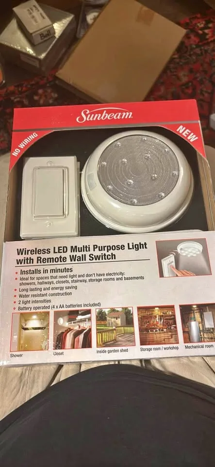 Wireless LED MULTI PURPOSE LIGHT WITH WALL SWITCH thumbnail
