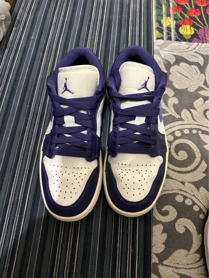 Nike Dunk Low Purple/White Size 7.5 - photo 2