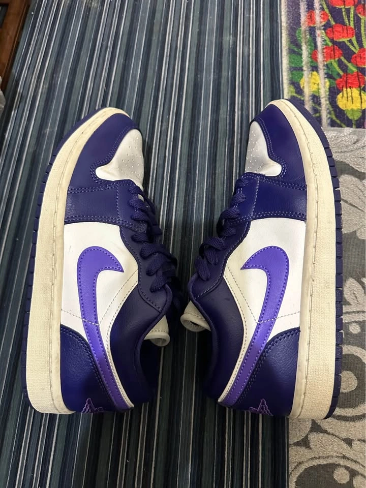 Nike Dunk Low Purple/White Size 7.5 - photo 3