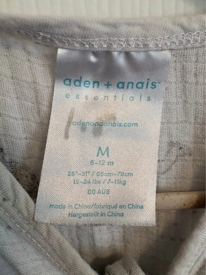 Aden + Anais Essentials Baby 6-12M Muslin Sleep Sack 0.5 TOG - photo 3