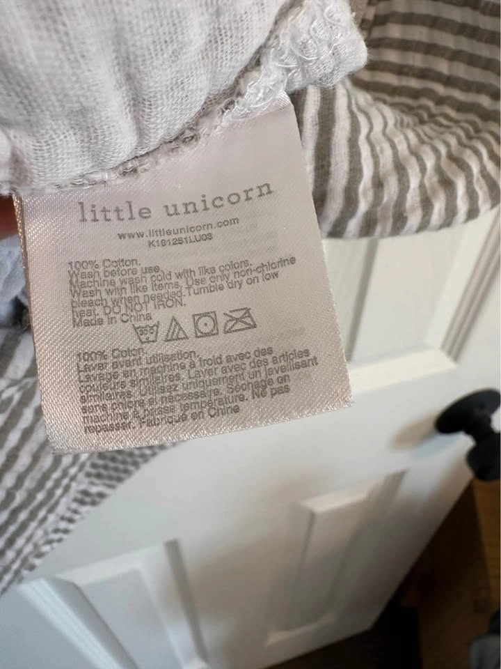 Little Unicorn Brand 6-12M Muslin Sleep Sack 1.1 TOG - photo 4