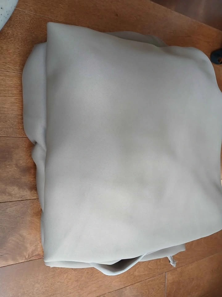Taupe blackout curtains, 2 panels - photo 4