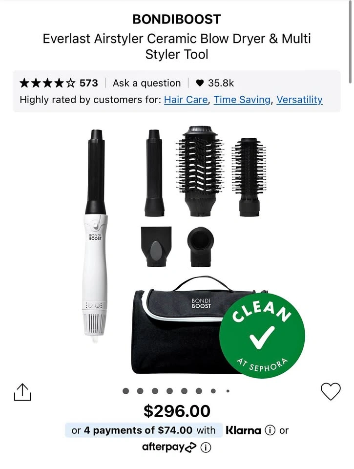 Bondi Boost Airstyler Ceramic Blow Dryer & Multi Styler Tool