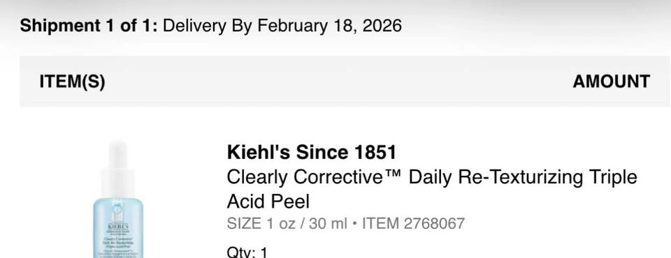 SEALED UNOPENED Kiehl’s Triple Acid Peel - photo 4