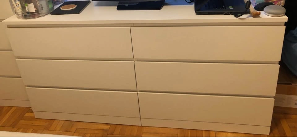 Malm 6 Drawer Dresser