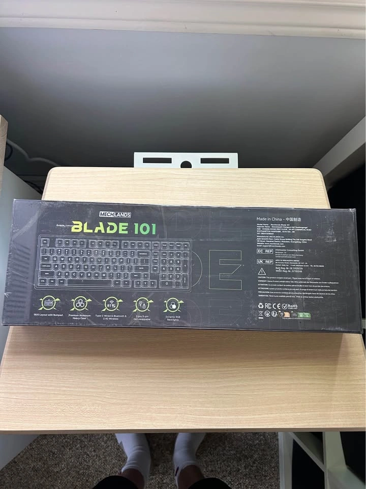 Mechlands Blade 101 Mechanical Keyboard – Brand New Sealed - photo 3