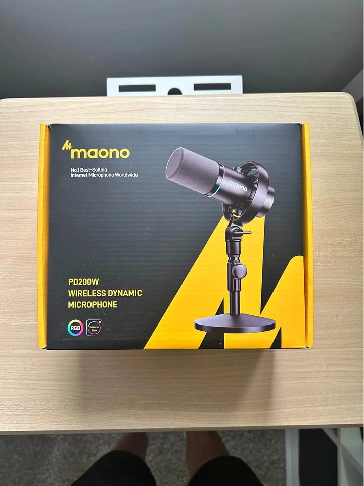 (BRAND NEW SEALED) Maono PD200W Wireless Dynamic Microphone