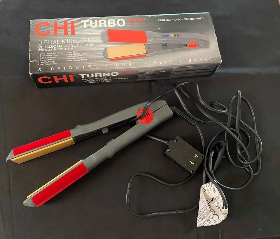 CHI Turbo Digital Microchip Ceramic Hairstyling Iron - photo 2