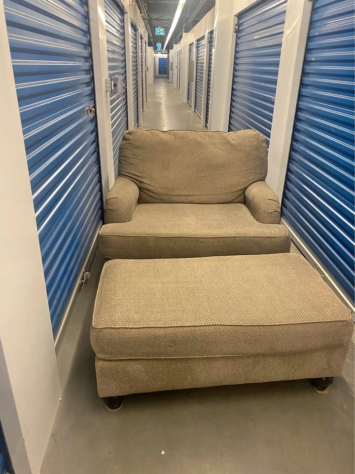 Sofa Chair and Footrest