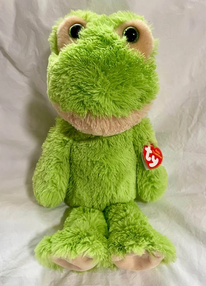 RARE & RETIRED - Ty Attic Treasures "Floyd" the Frog Plush