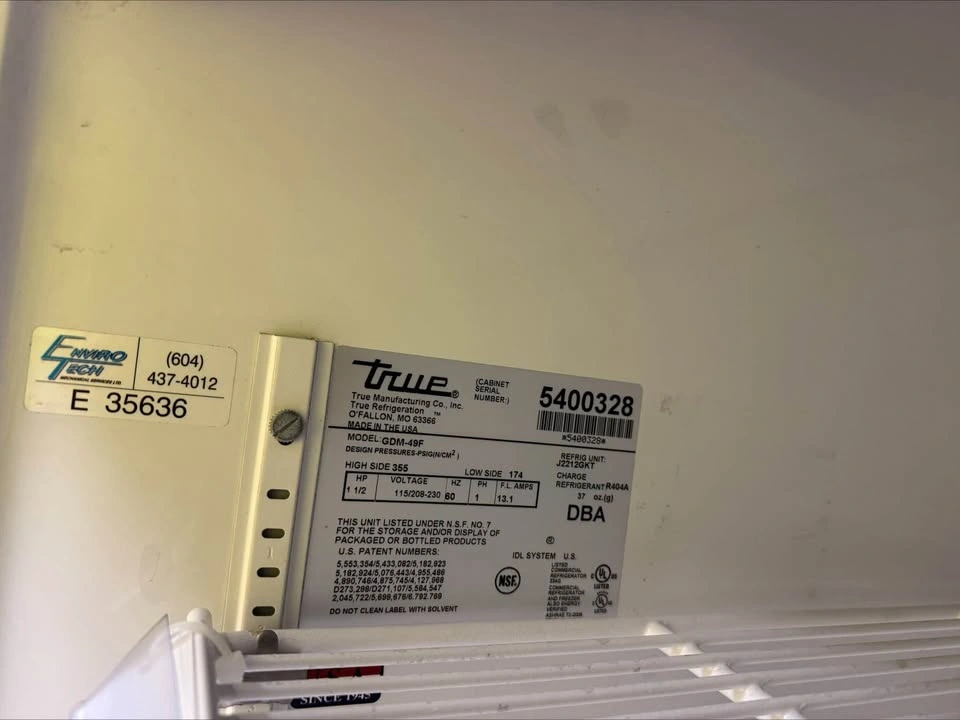 True Commercial Glass Door Freezer and Matching Cooler - photo 5