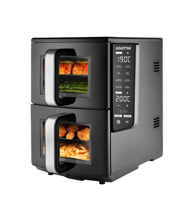 Gourmia 4 Dish 10.4 L (11 qt.) Dual Basket Air Fryer - photo 2