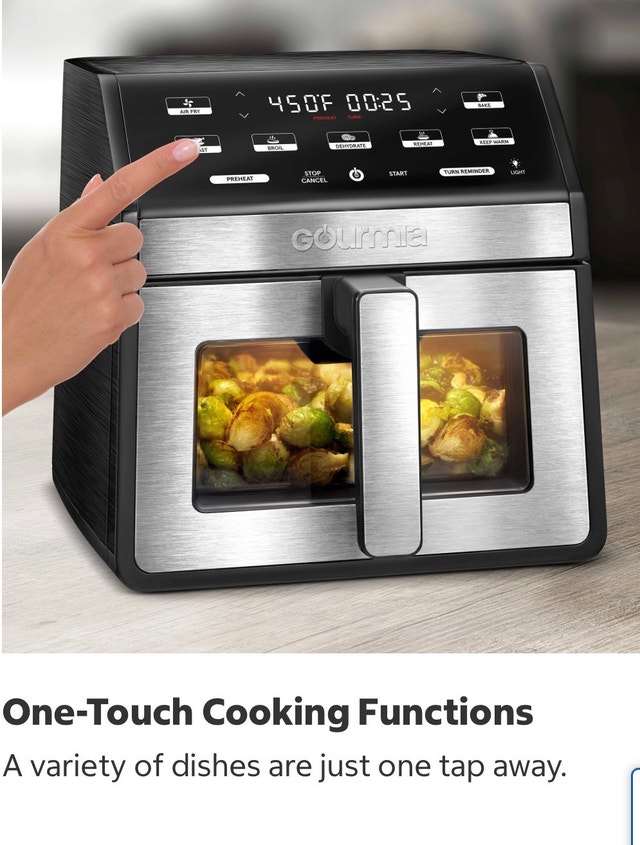 Large Gourmia 7.57 L (8 qt.) Digital Air Fryer - photo 2