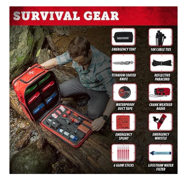 Brand New Surviveware The Responder Emergency Kit Backpack - photo 2