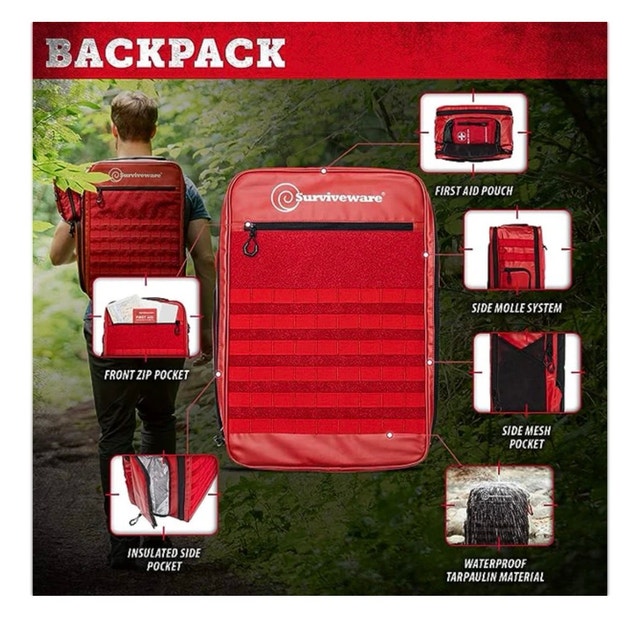 Brand New Surviveware The Responder Emergency Kit Backpack - photo 3