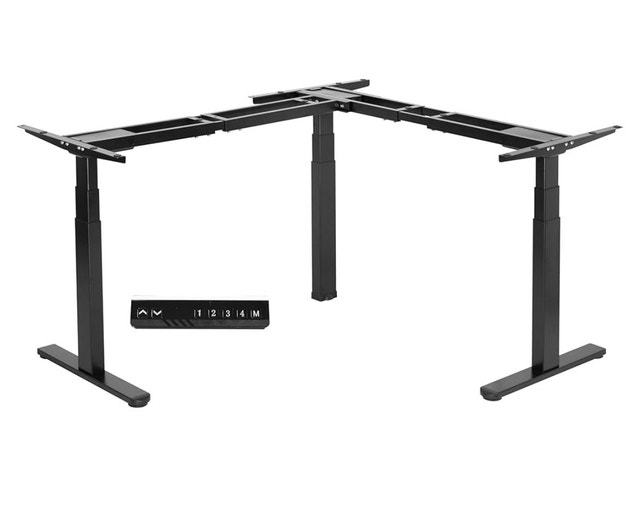 New VIVO Electric Adjustable Corner Sit Stand Desk Frame - photo 5