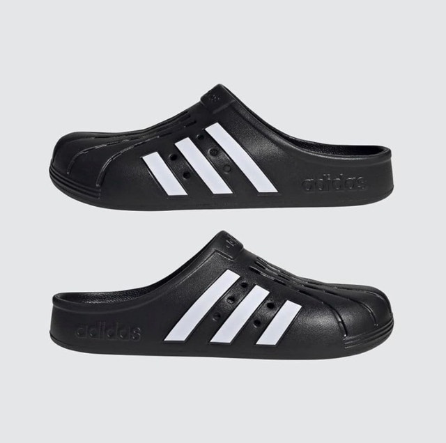 Brand New Adidas Black Sports Clogs Slides - photo 2