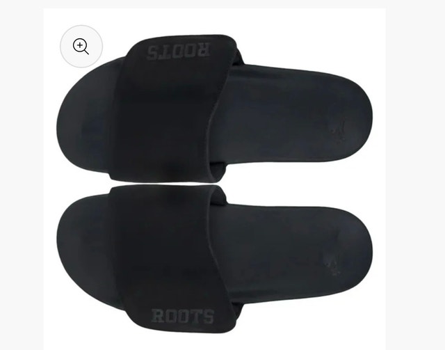 Brand New Roots Comfortable Plush Slides - Black - photo 5