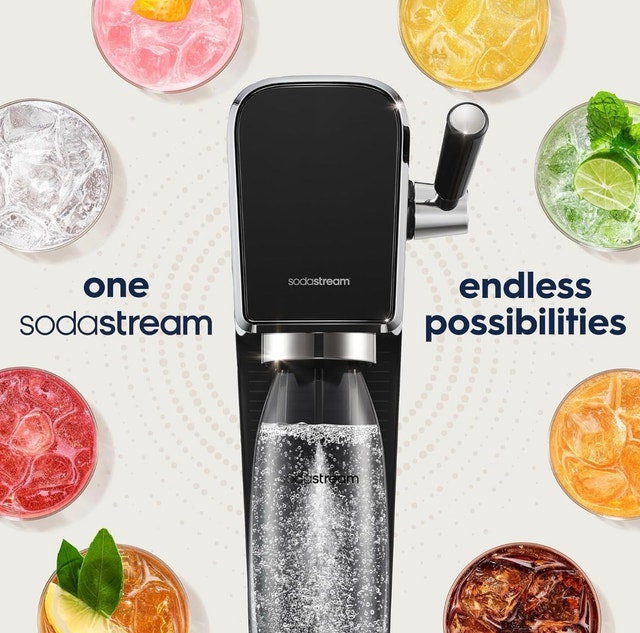 New SodaStream Art Sparkling Water Maker + CO2 & 1L Bottle - photo 4