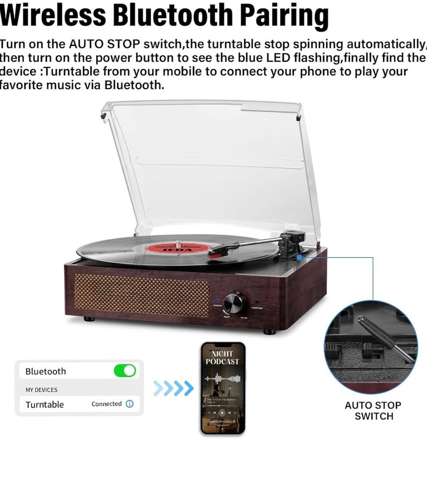 Vintage Vinyl Player - photo 2