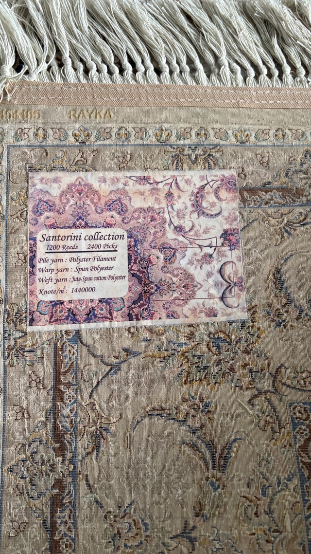 Santorini Collection Polyester Carpet 10'3" x 6'6"