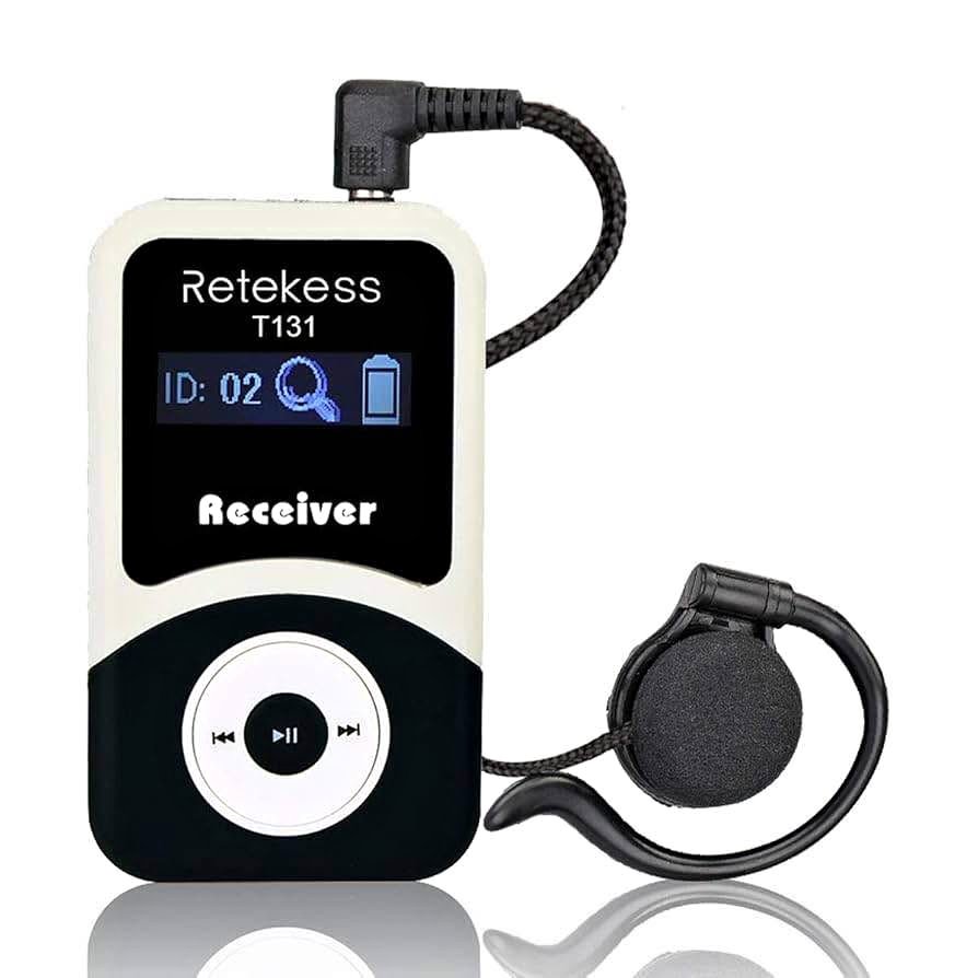 Retekess T131 Wireless Tour Guide System Receiver