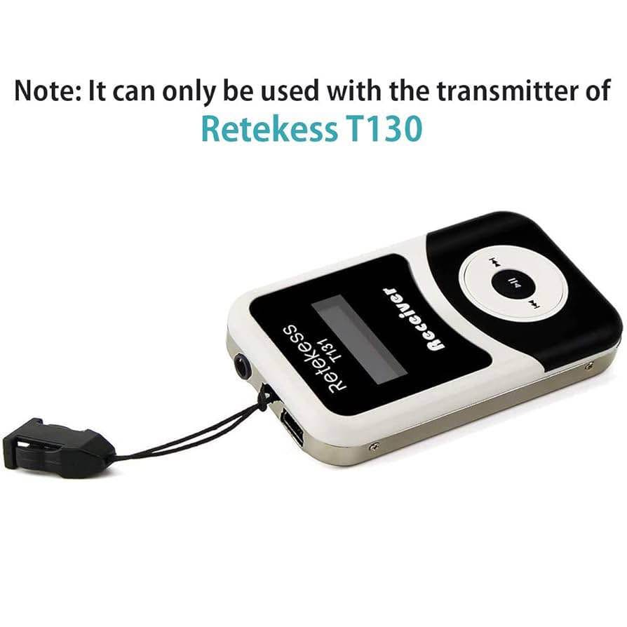 Retekess T131 Wireless Tour Guide System Receiver - photo 2