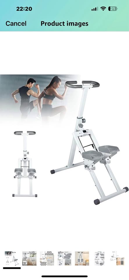 Home Fitness Stepper, Foldable Full Body Workout Vertical...