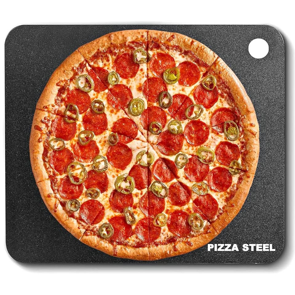 Onlyfire Pizza Steel Baking Stone 16 x 14 inch
