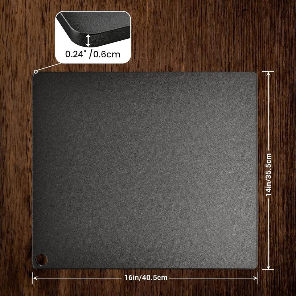 Onlyfire Pizza Steel Baking Stone 16 x 14 inch - photo 2
