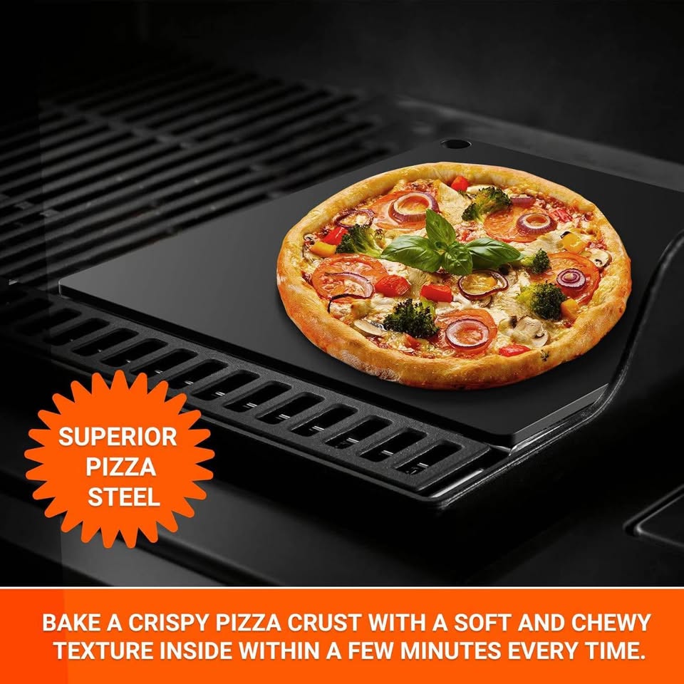 Onlyfire Pizza Steel Baking Stone 16 x 14 inch - photo 4