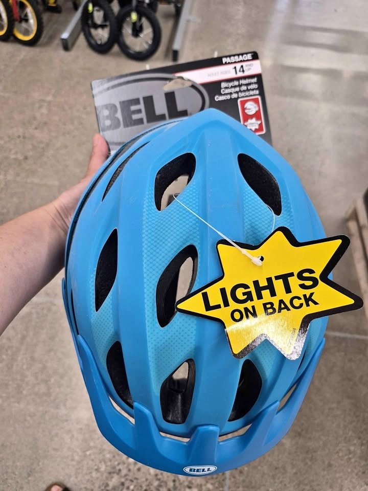 Brand New Adult 14+ Bike Helmet with Lights