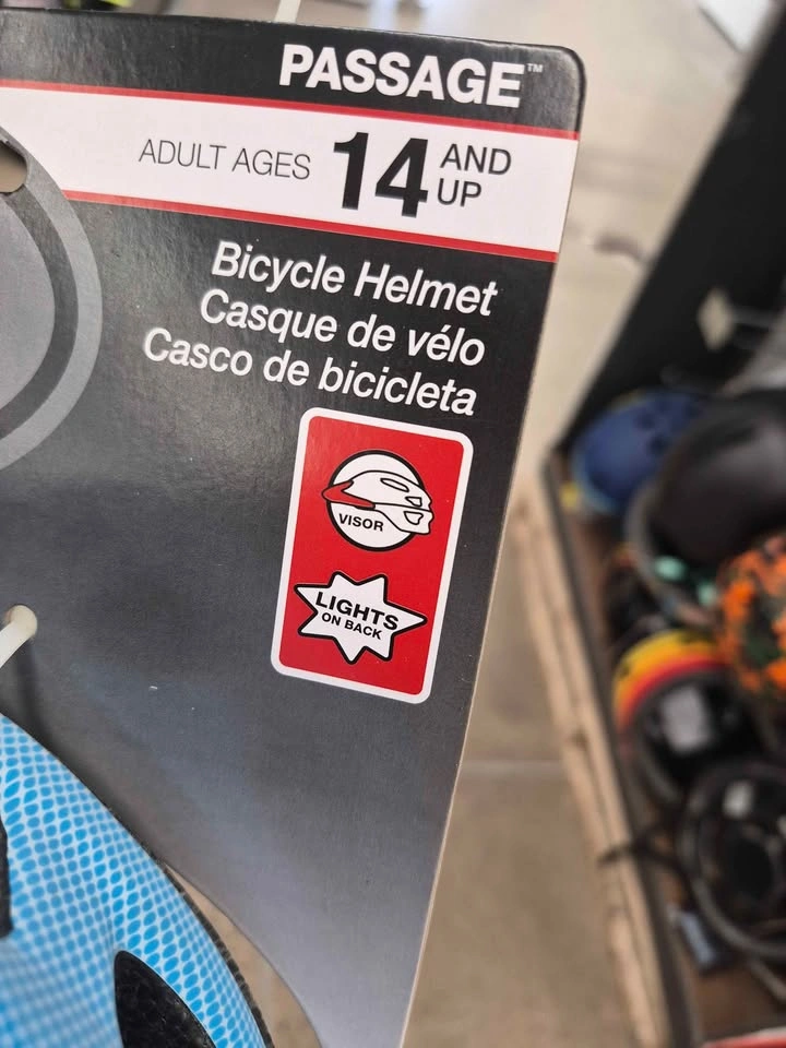 Brand New Adult 14+ Bike Helmet with Lights - photo 3