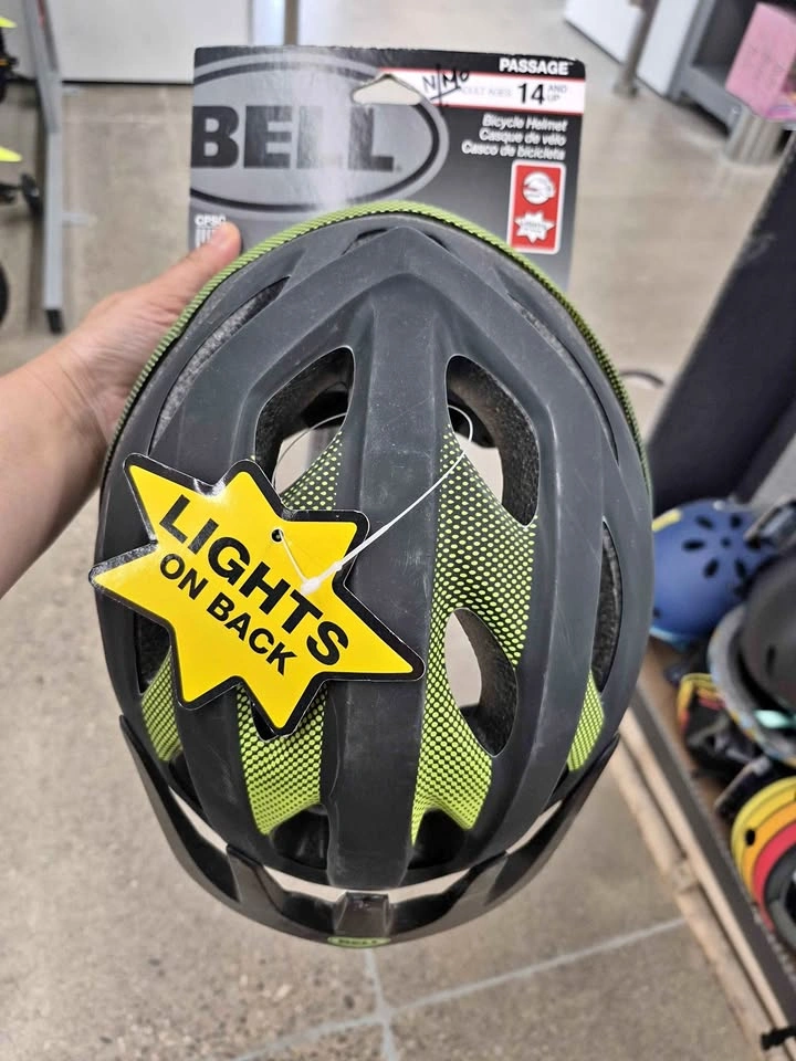 Brand New Adult 14+ Bike Helmet with Lights
