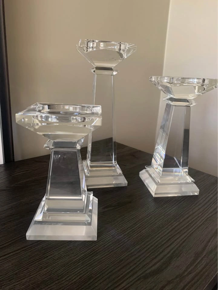 Crystal candle holders - photo 2