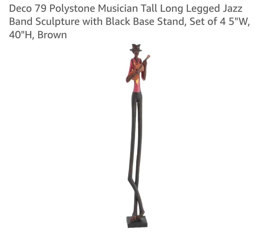 Statue. New. 3.5 feet tall. Jazz. - photo 4