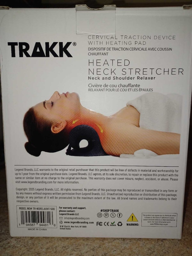Trakk heated neck stretcher - photo 3
