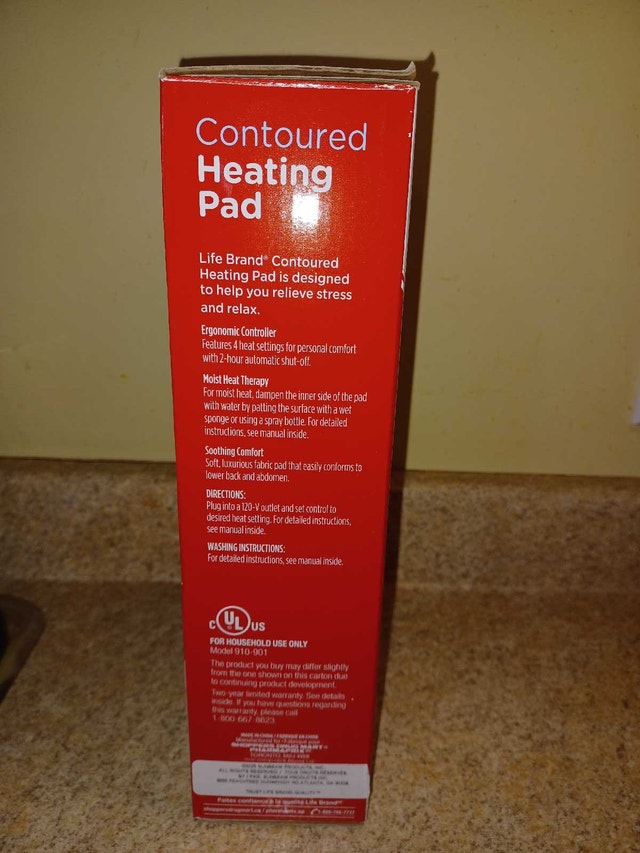 Life Brand Contoured Heating Pad - photo 2