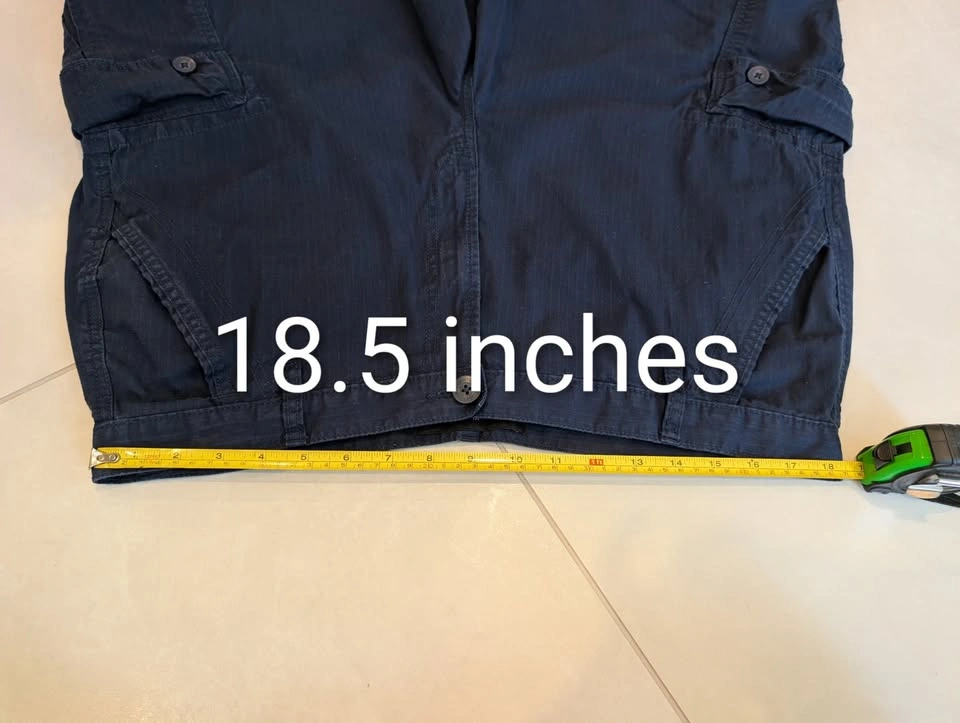 Calvin Klein Men's Cargo Shorts - Navy Blue - Size 36 - photo 4