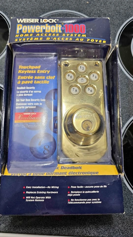 Keyless entry deadbolt