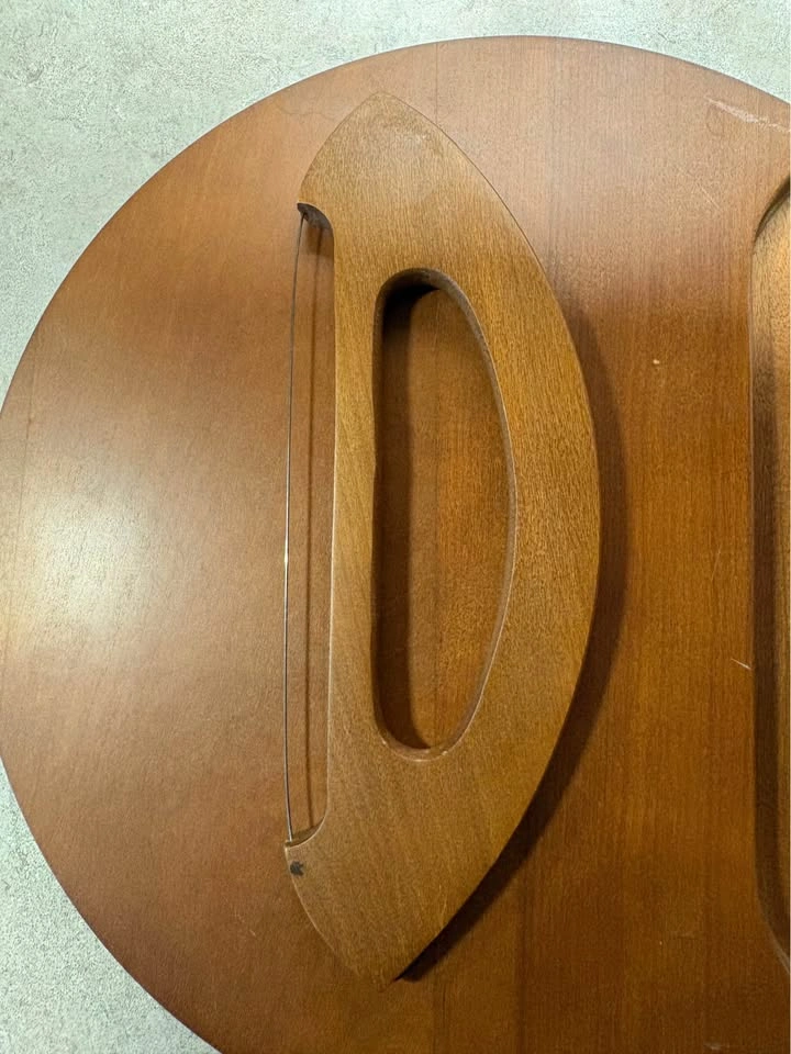 Vintage Baribocraft Canada Mid-Century Wooden Cheese Board - photo 3