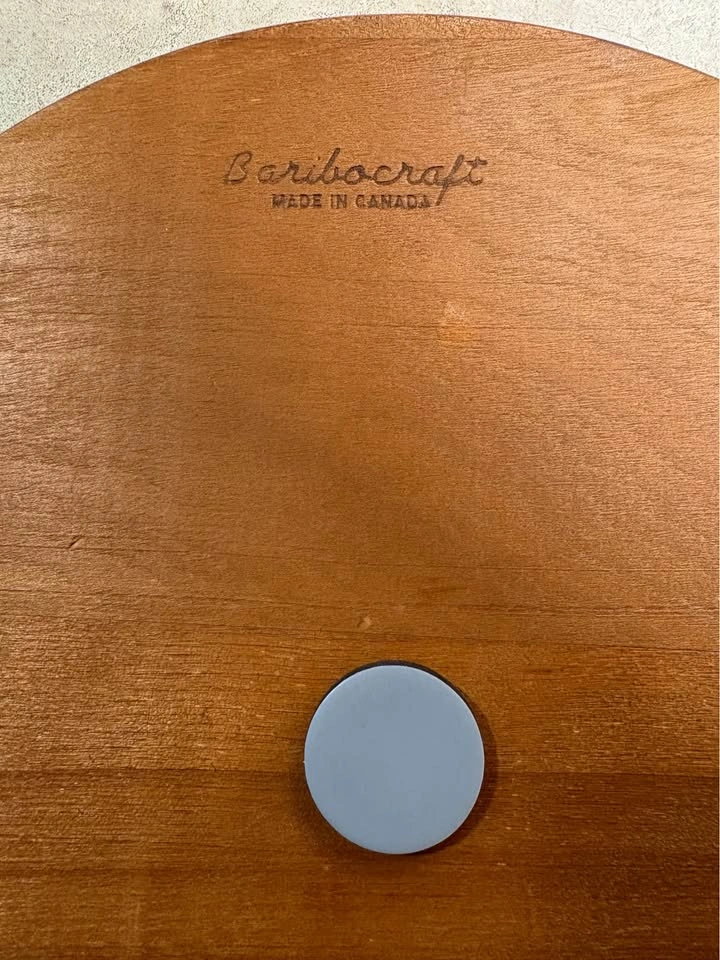 Vintage Baribocraft Canada Mid-Century Wooden Cheese Board - photo 4
