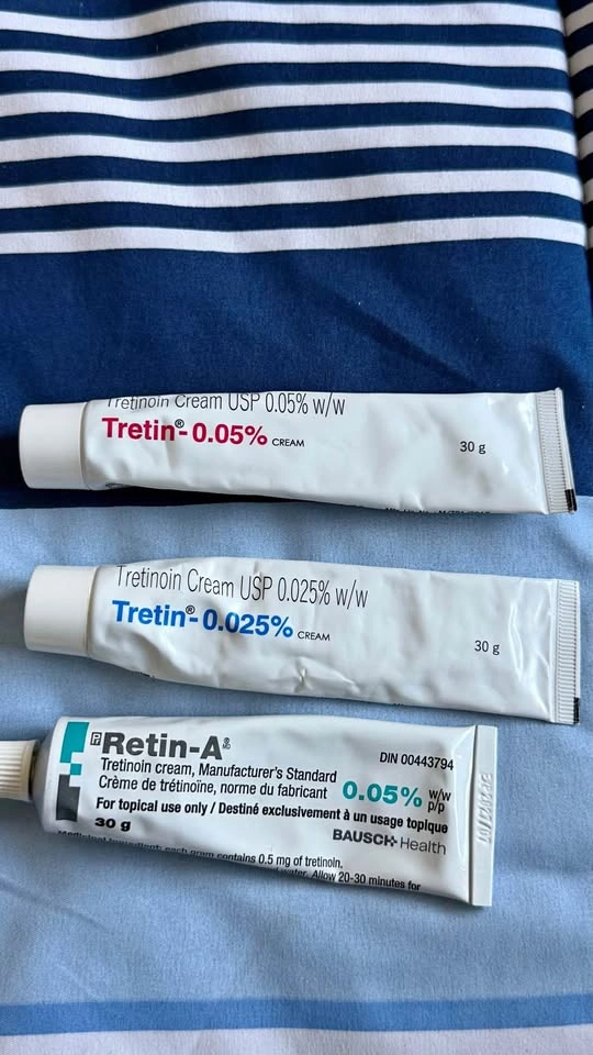 Tretinion (retin A ) for acne