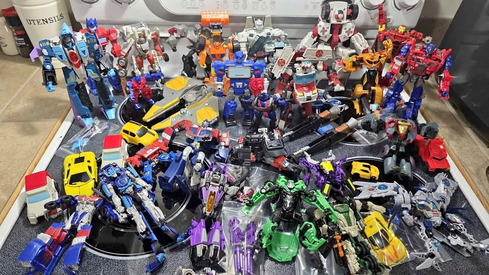 Large transformers lot
