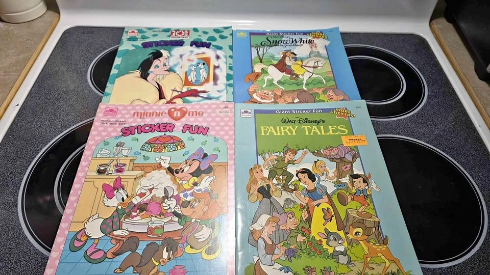 Vintage coloring books