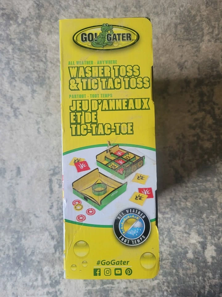 BRAND NEW Go! Gater 2-in-1 Washer Toss & Tic Tac Toss Set - photo 3
