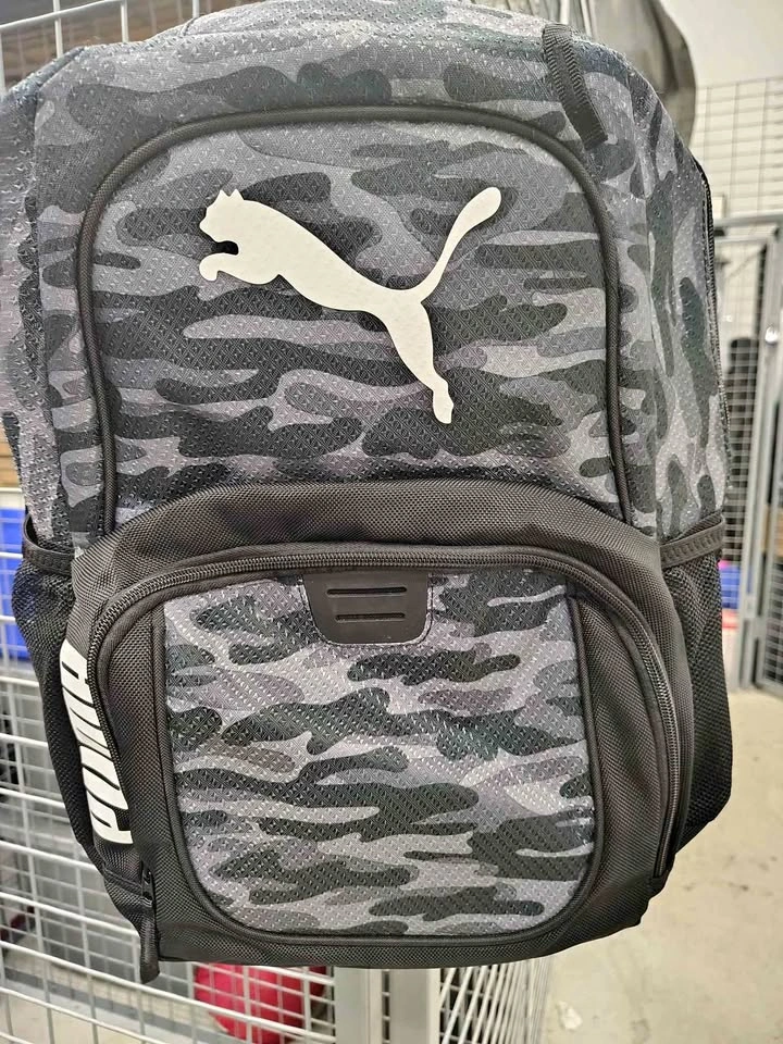 Puma Grey Camo Backpack