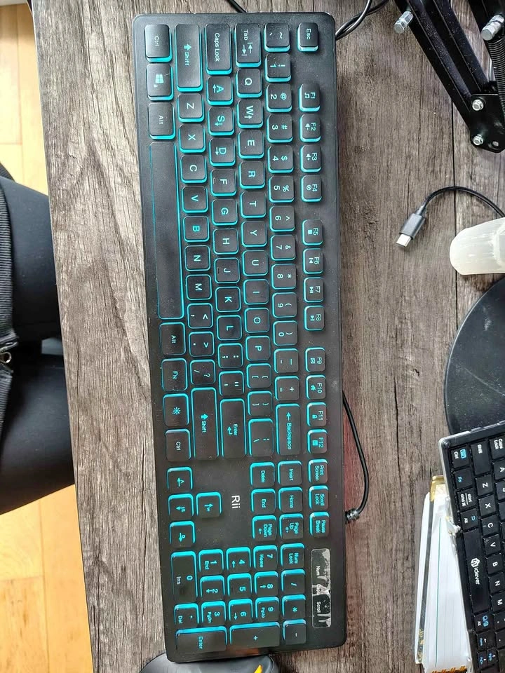 Rii Wired Backlit Keyboard
